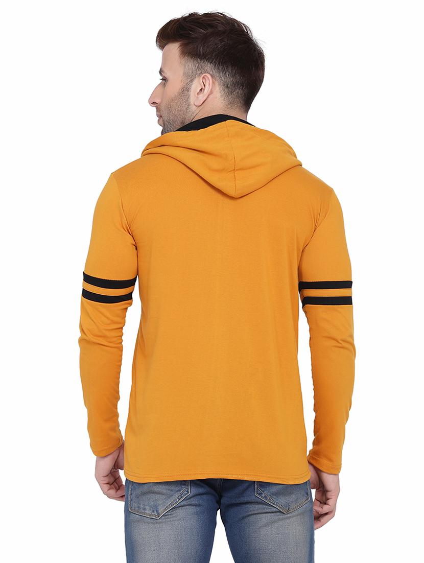 men solid hood neck casual shirt - 21256596 - Standard Image - 1