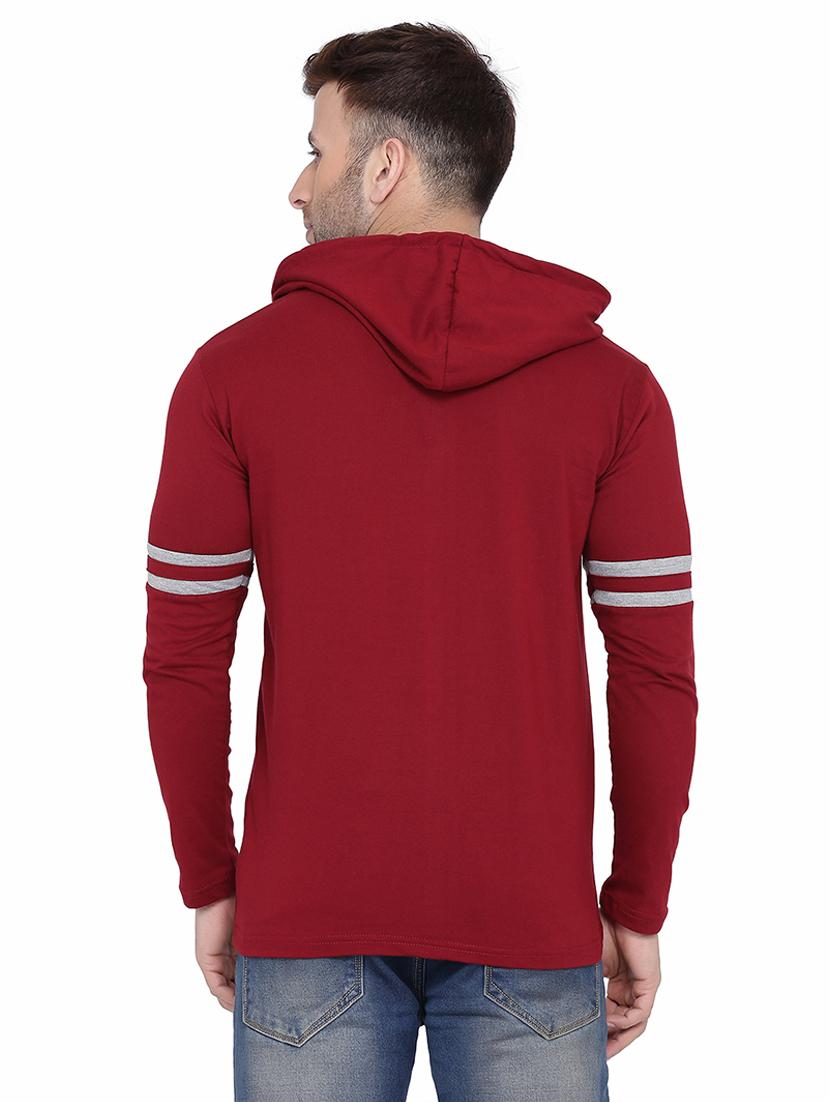 men solid hood neck casual shirt - 21256635 - Standard Image - 1