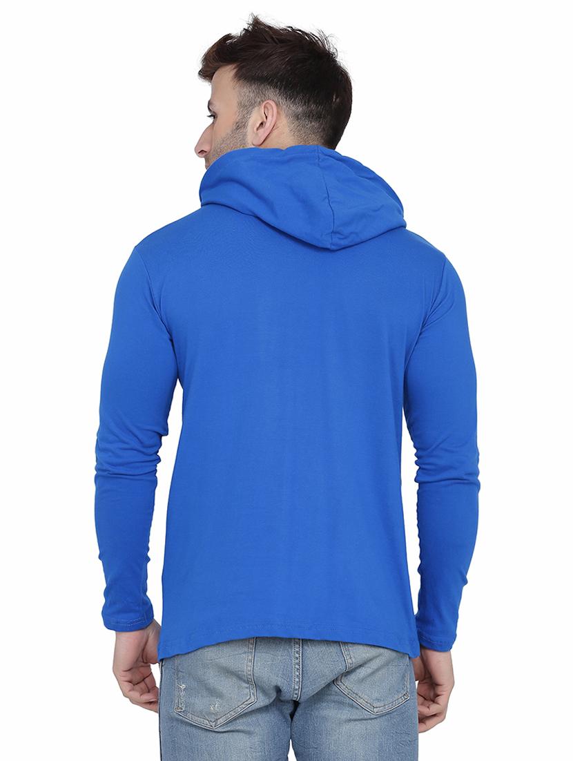 men solid hood neck casual shirt - 21256772 - Standard Image - 1