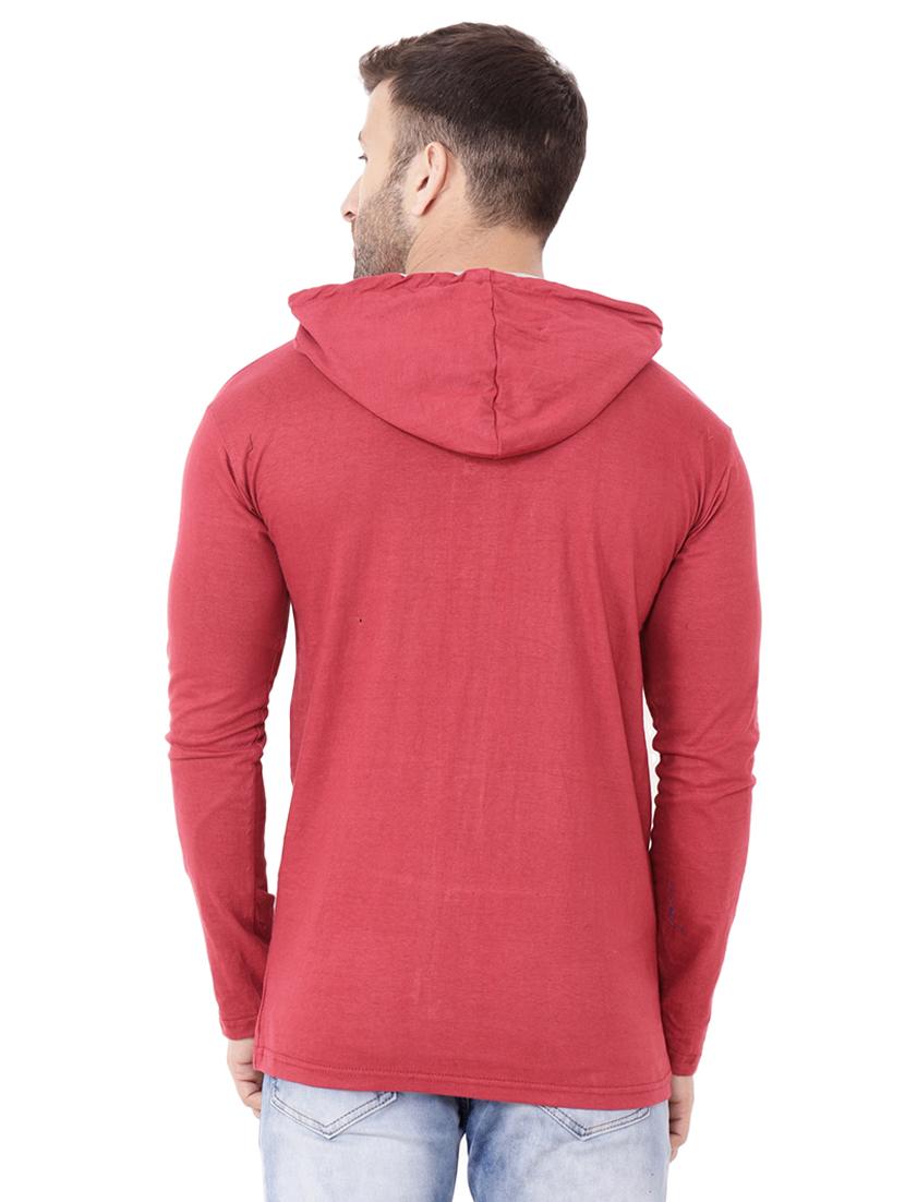 men solid hood neck casual shirt - 21256799 - Standard Image - 1