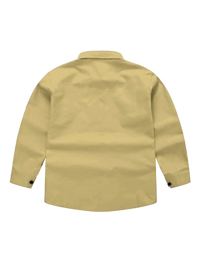 boys cotton solids shirt - 21257599 -  Standard Image - 1