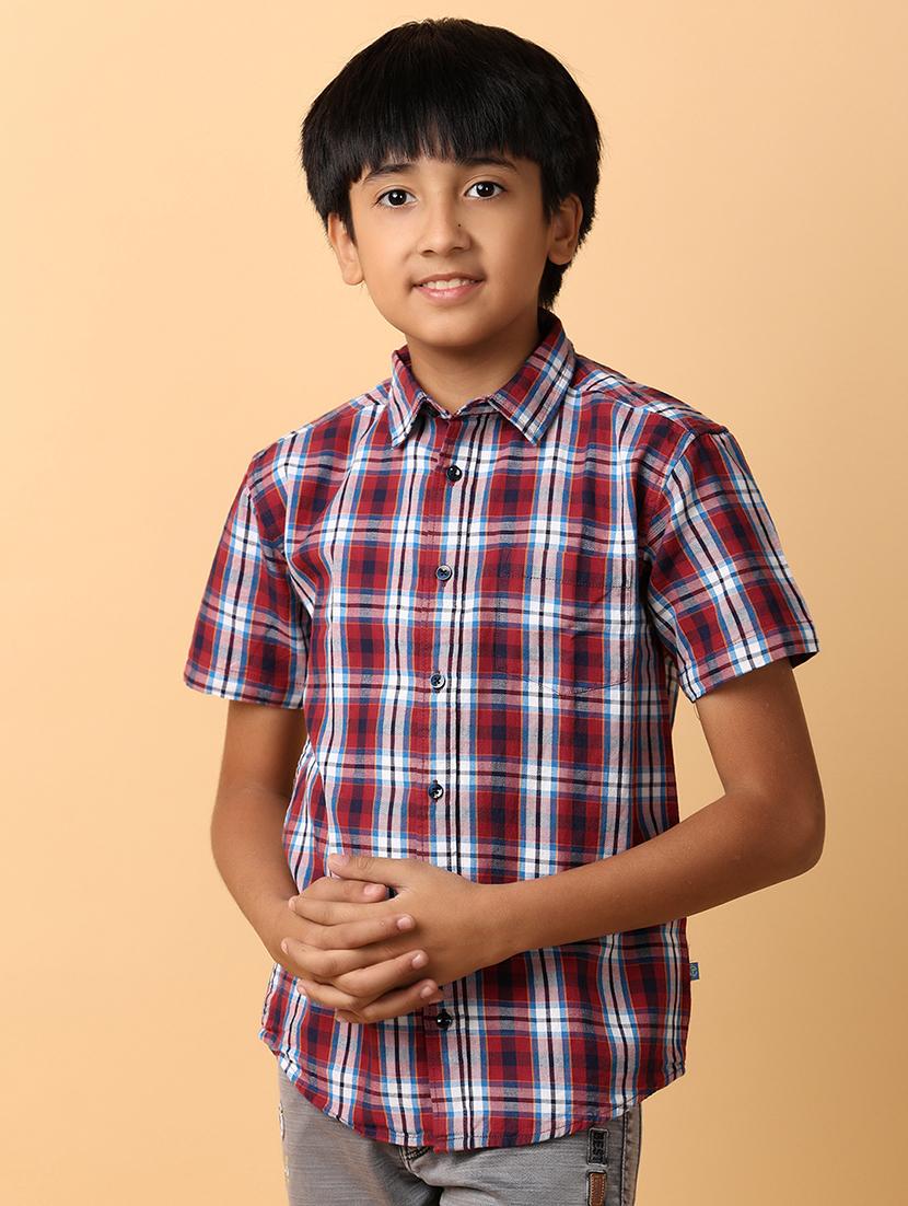 boys collared neck short sleeves shirt - 21260569 - Zoom Image - 0