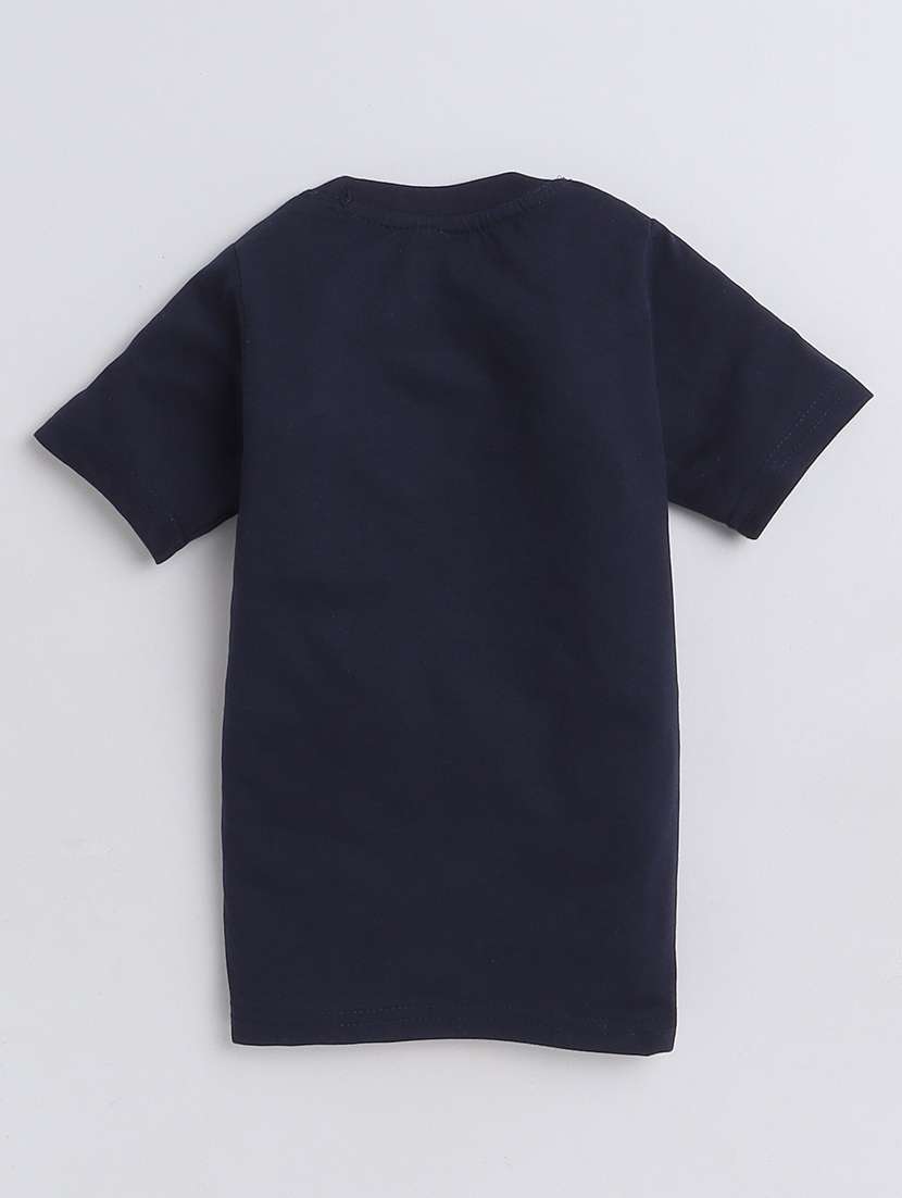 boys front print cotton t-shirt - 21261939 -  Standard Image - 1