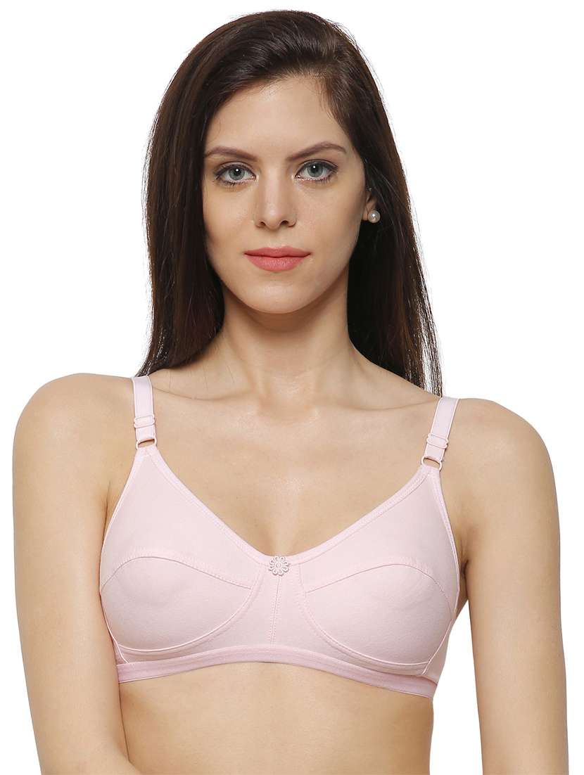 pack of 2 multi colored solid bra - 21262166 -  Standard Image - 1