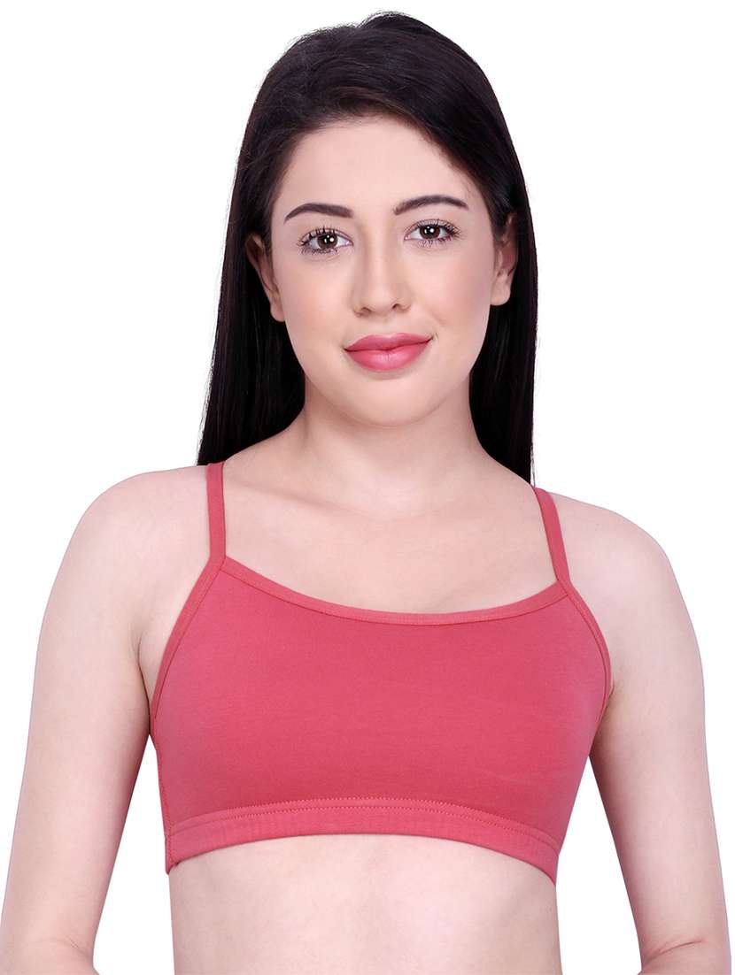 women solid sports bra