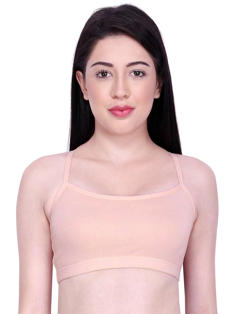 women solid sports bra