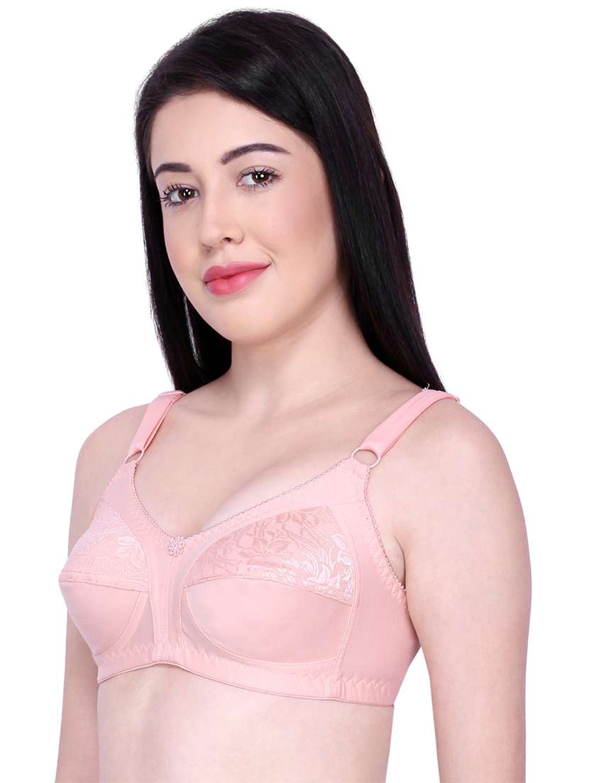 wome lace detailed t-shirt bra - 21262647 -  Standard Image - 1