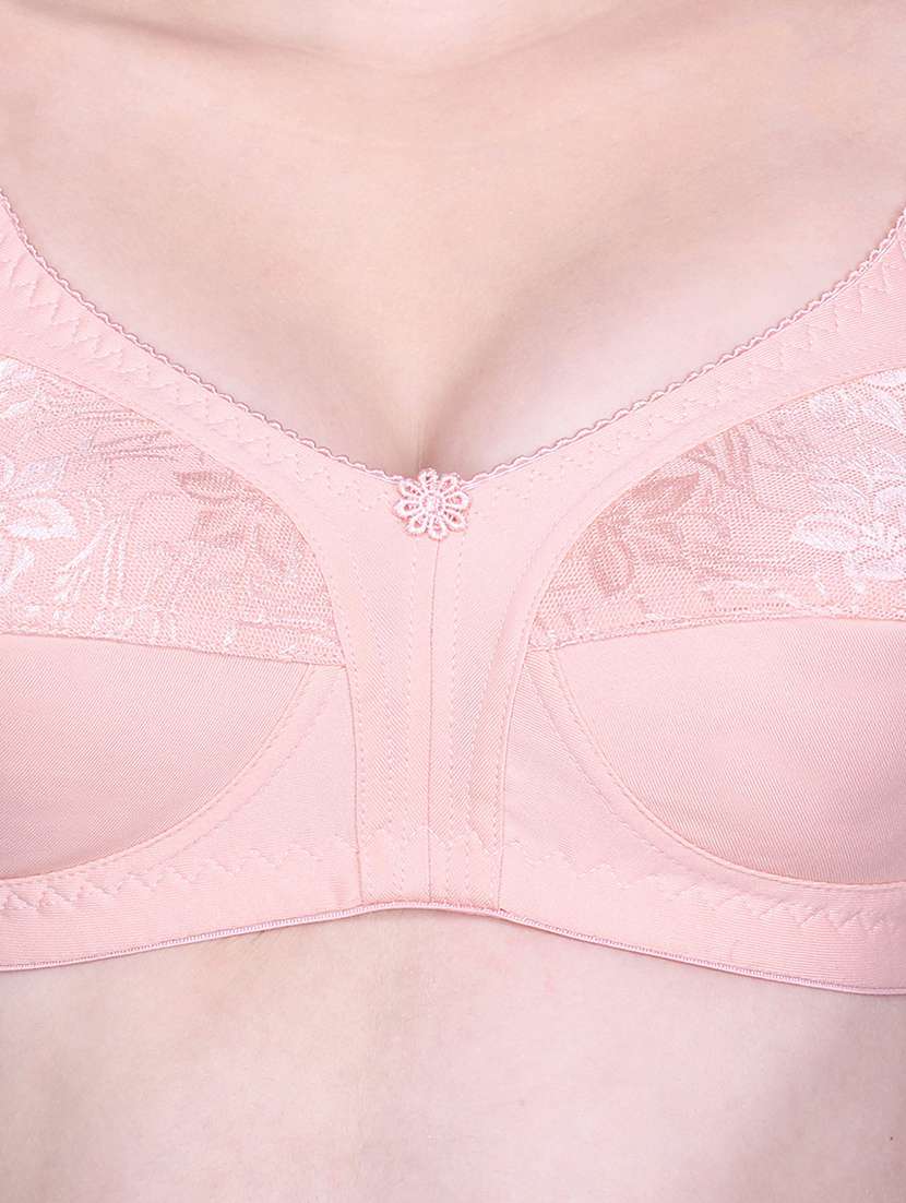 wome lace detailed t-shirt bra - 21262647 -  Standard Image - 4
