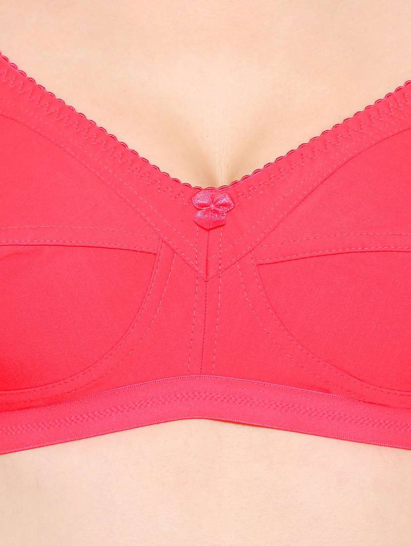 women solid cotton blend bra - 21262841 -  Standard Image - 4