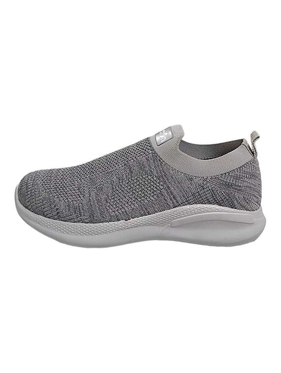 grey slip on shoes - 21265912 -  Standard Image - 1