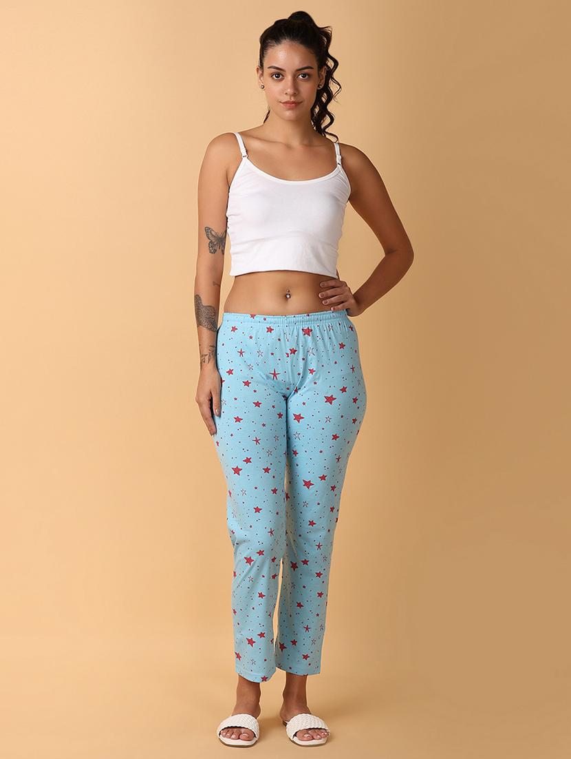 women mid-rise printed pajama - 21266206 - Standard Image - 4