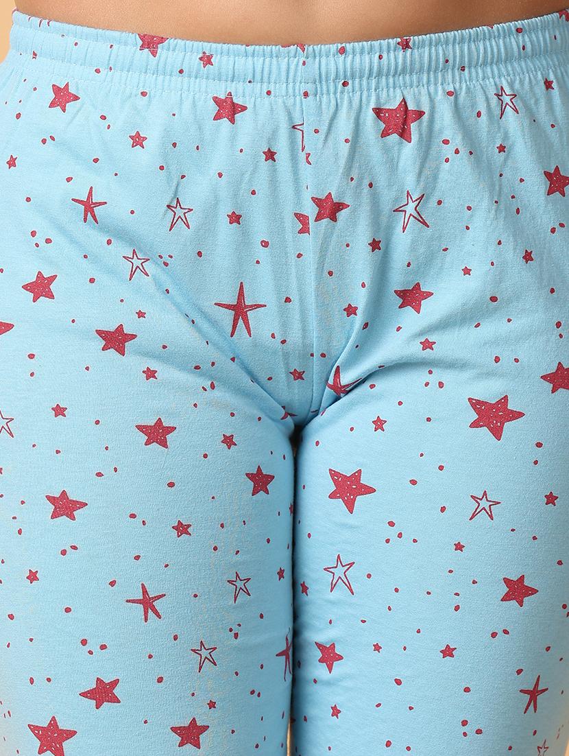 women mid-rise printed pajama - 21266206 - Standard Image - 6