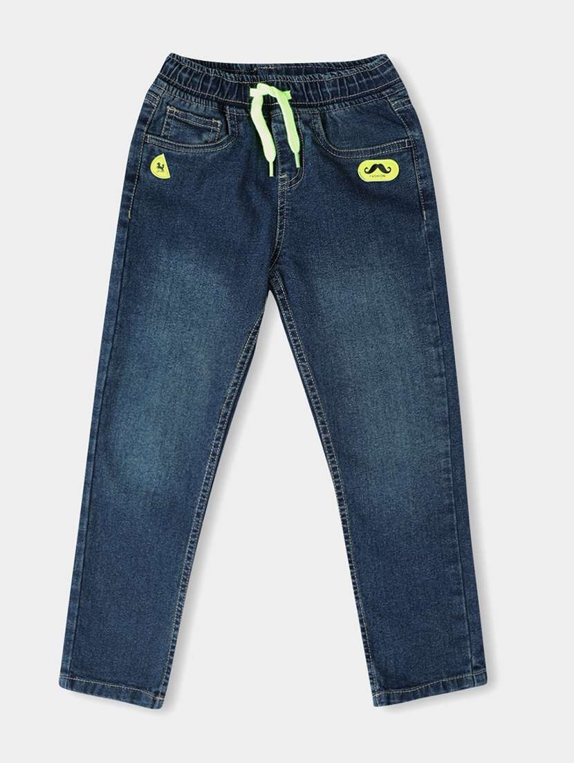 blue denim plain jeans