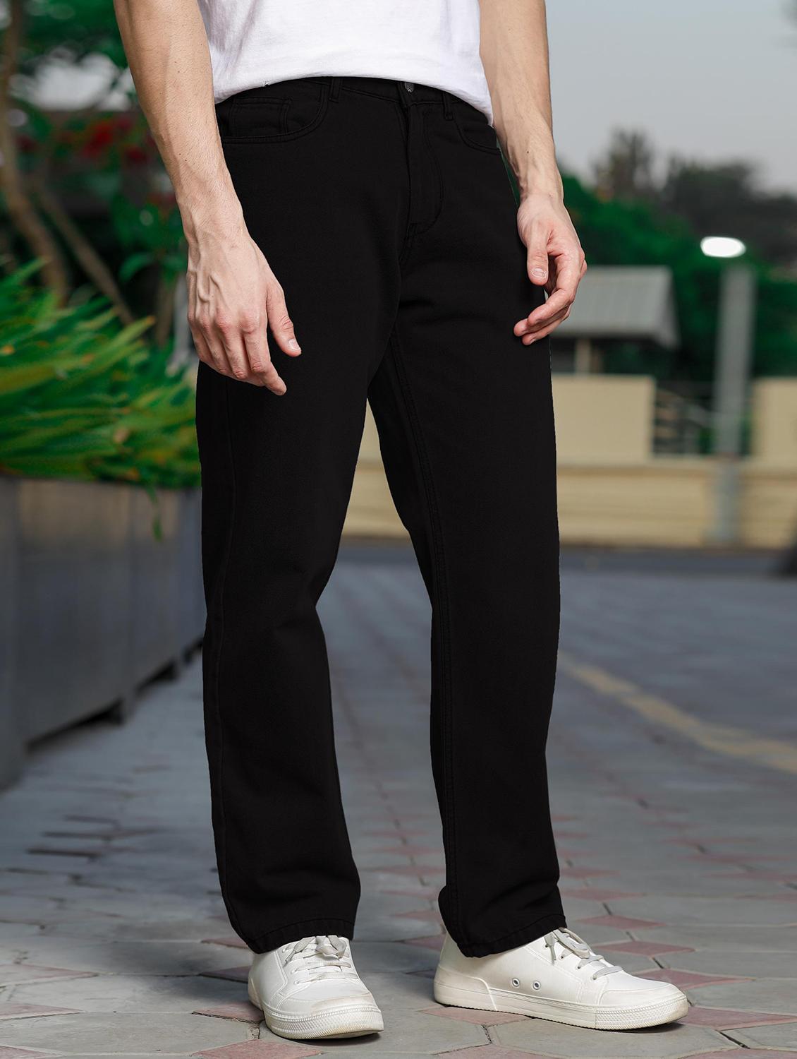men mid rise plain denim jeans - 21268244 -  Standard Image - 1