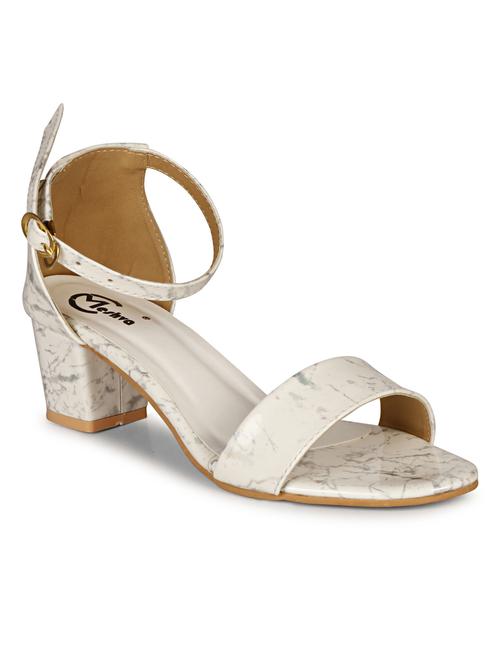 women cream ankle strap sandal - 21269014 - Standard Image - 0