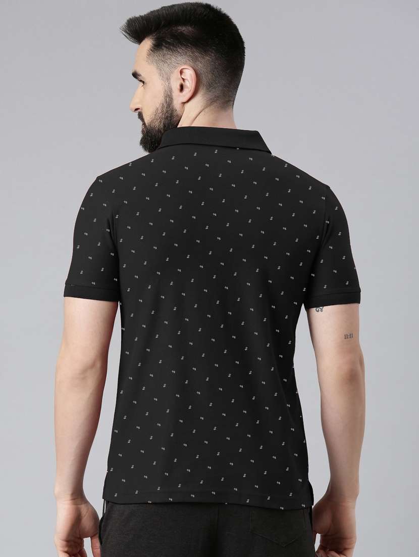 men printed all over print polo t-shirt - 21269263 -  Standard Image - 1