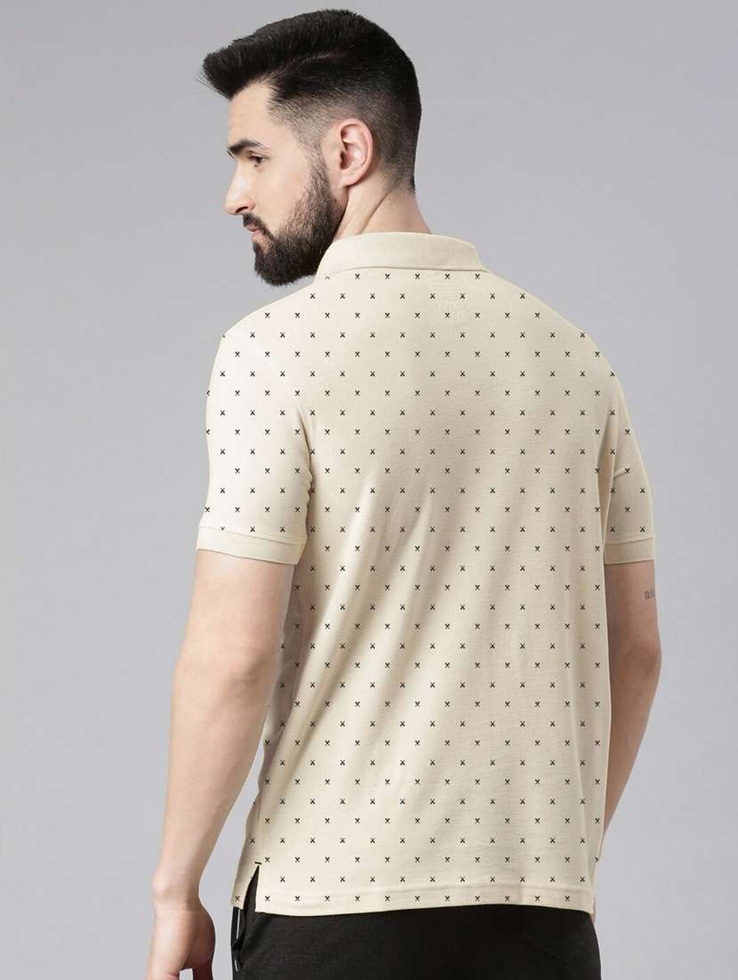 men printed polo neck t-shirts - 21269267 -  Standard Image - 1