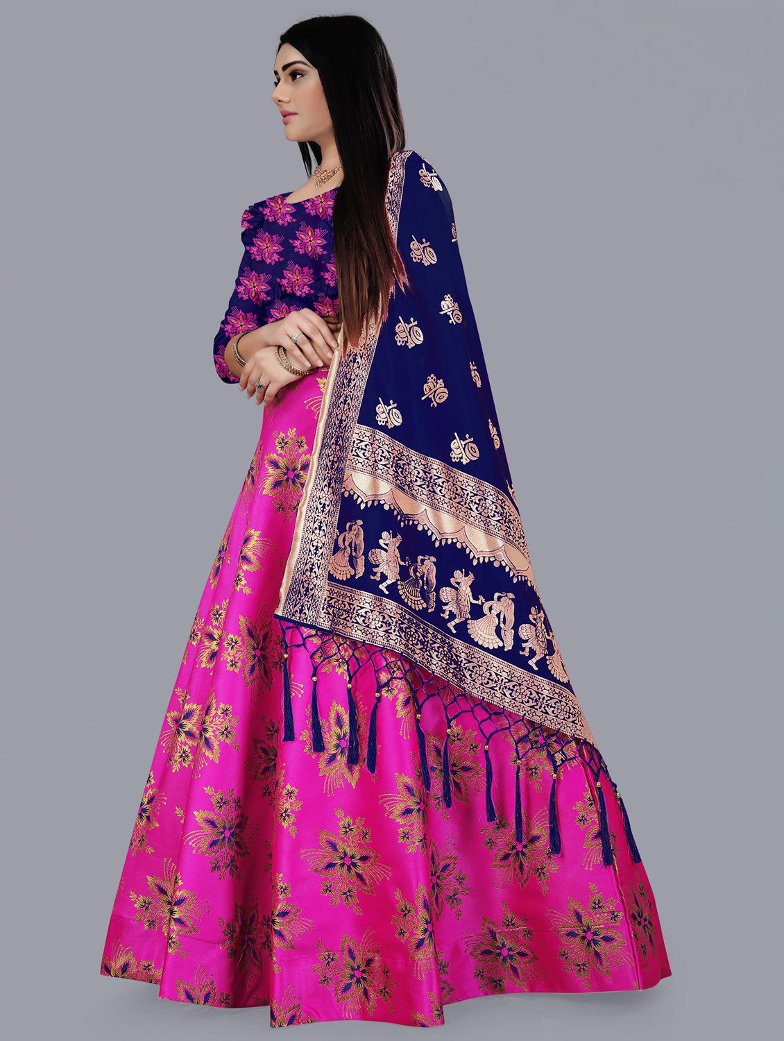 women semi-stitched lehenga choli with dupatta - 21270797 -  Standard Image - 1