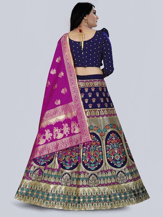women semi-stitched lehenga choli with dupatta - 21270800 - Standard Image - 1
