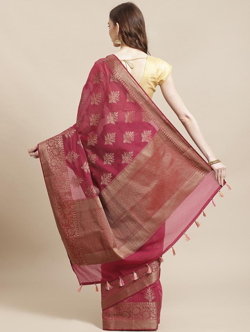 women self design banarasi saree with blouse - 21271395 -  Standard Image - 1