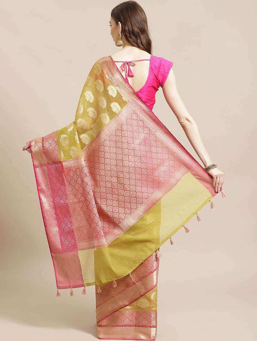 women self design banarasi saree with blouse - 21271409 -  Standard Image - 1