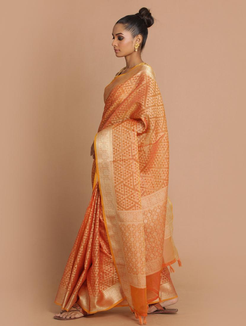 women self design bordered saree with blouse - 21271450 -  Standard Image - 1