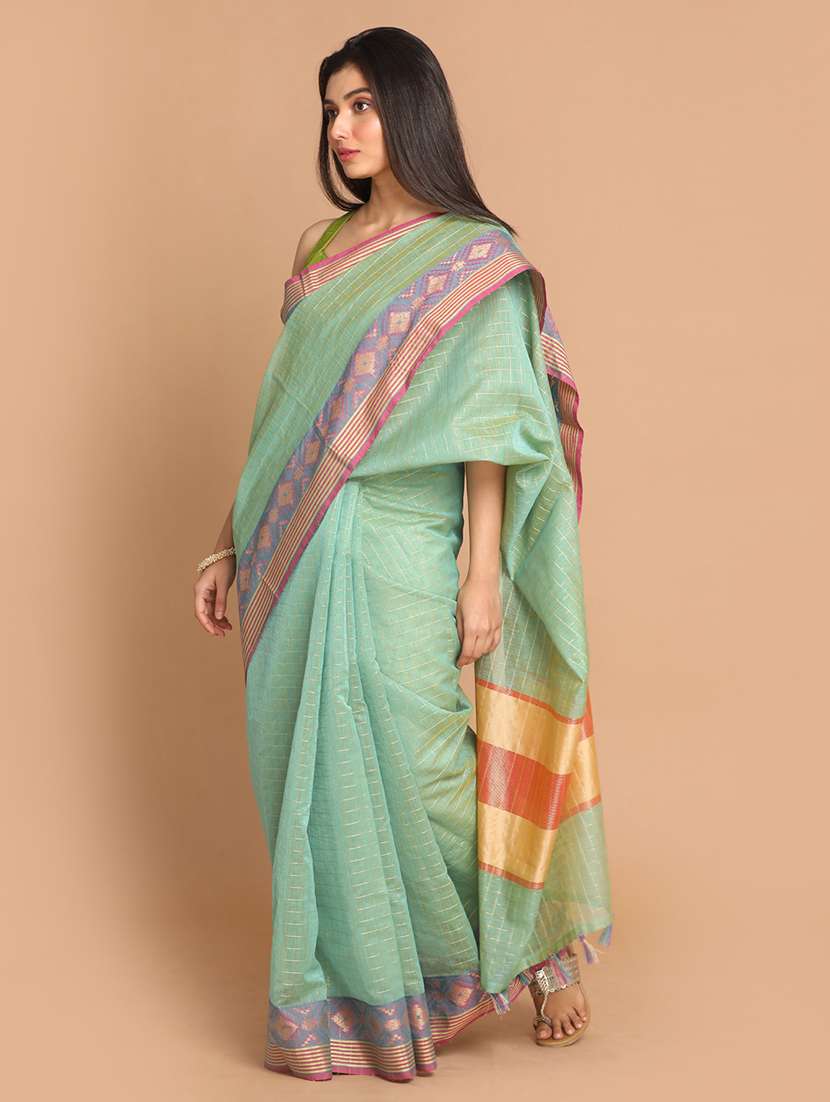 women self design handloom saree - 21271488 - Standard Image - 1