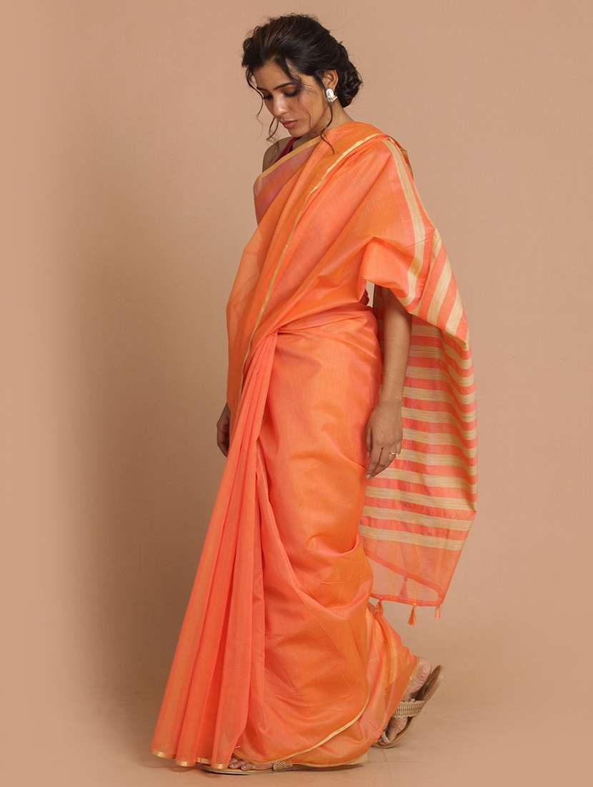 women self design handloom saree with blouse - 21271494 -  Standard Image - 1