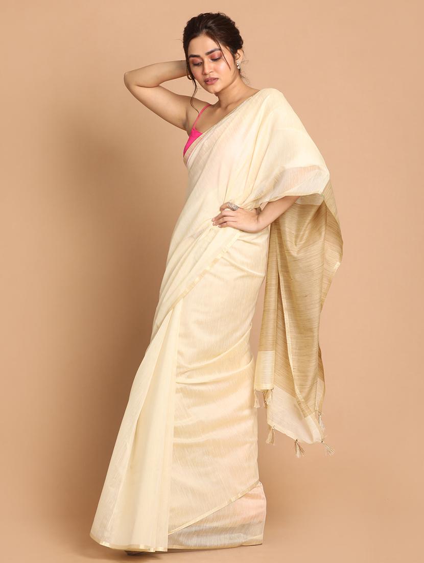 women handloom saree with blouse - 21271501 - Standard Image - 1