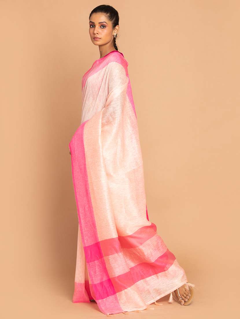 women self design handloom saree with blouse - 21271558 -  Standard Image - 1