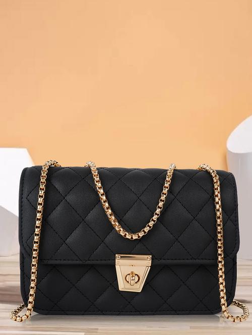 textured leatherette (pu) sling bag - 21273679 -  Standard Image - 0