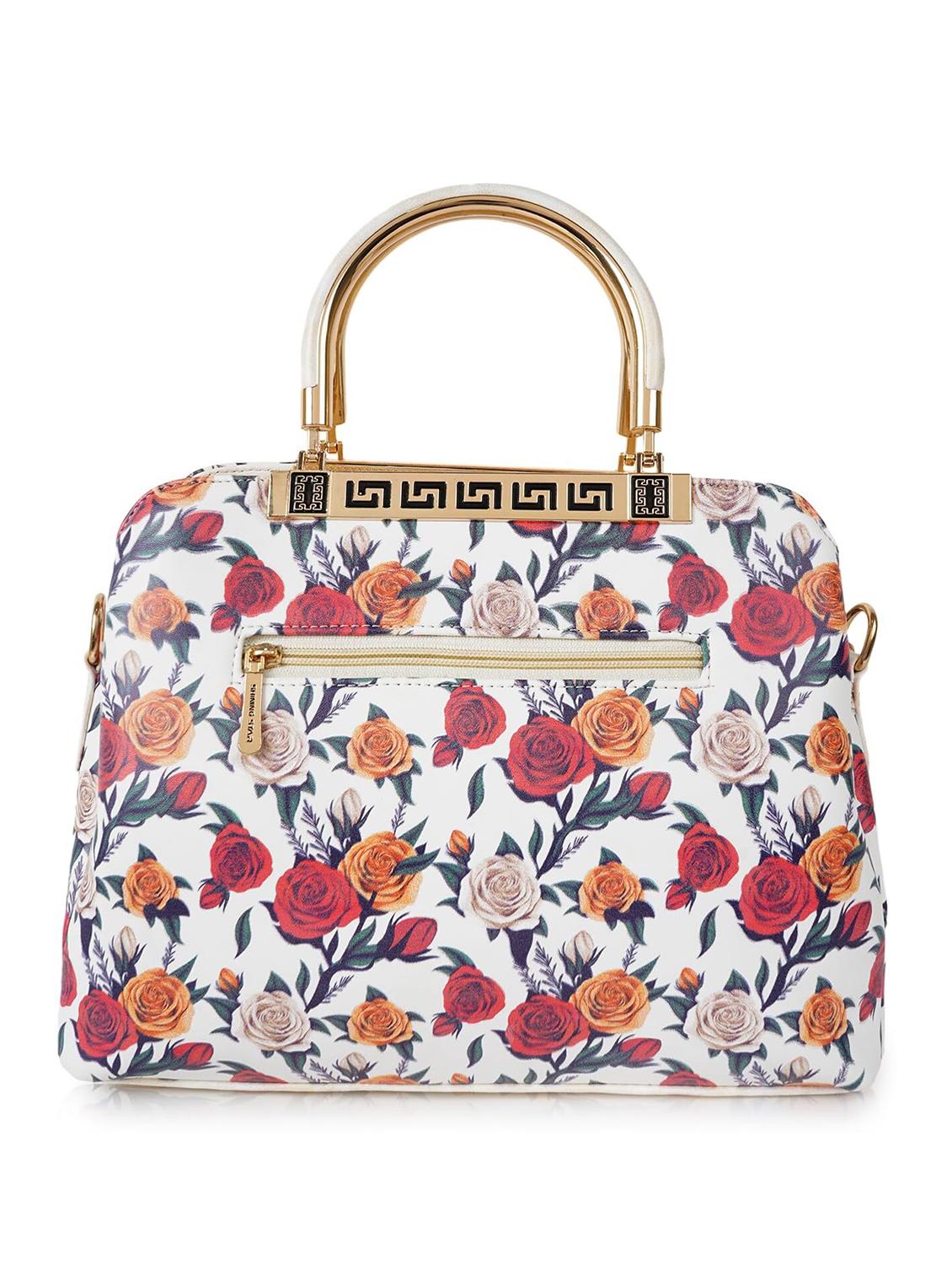 white leatherette (pu) handbag - 21273732 - Standard Image - 1