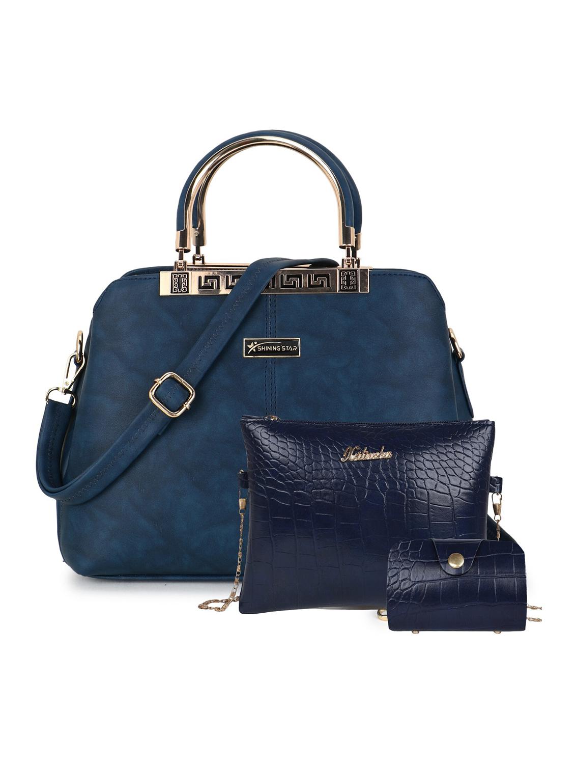 leatherette (pu) combo handbag - 21273739 -  Zoom Image - 0
