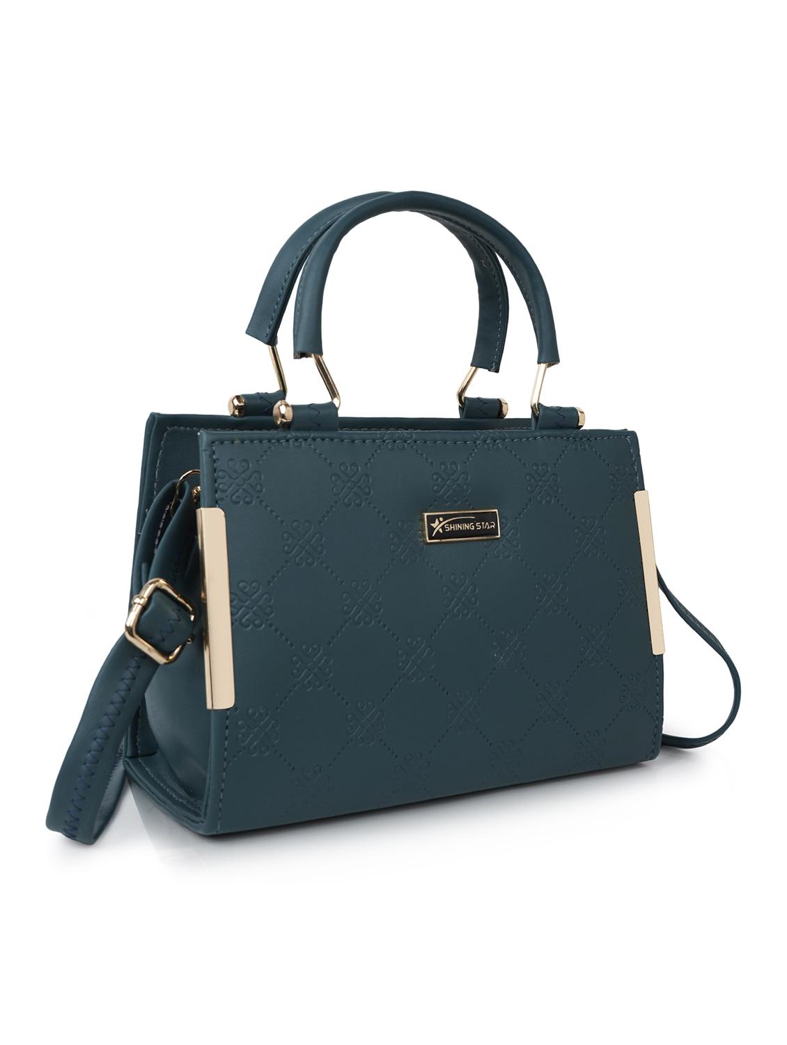 solid leatherette (pu) handbag - 21273750 -  Standard Image - 1