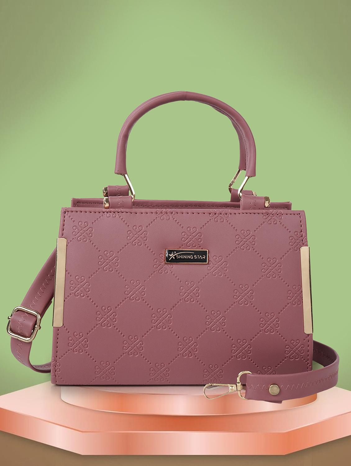 solid leatherette (pu) handbag - 21273754 - Zoom Image - 0