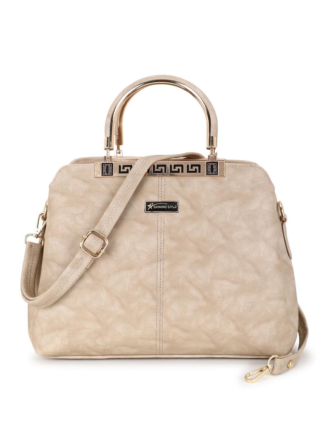solid leatherette (pu) handbag - 21273769 - Zoom Image - 0