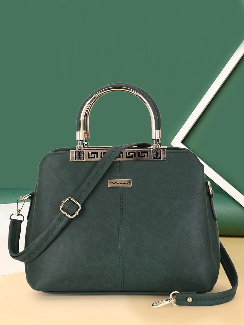 solid leatherette (pu) handbag - 21273770 - Zoom Image - 0