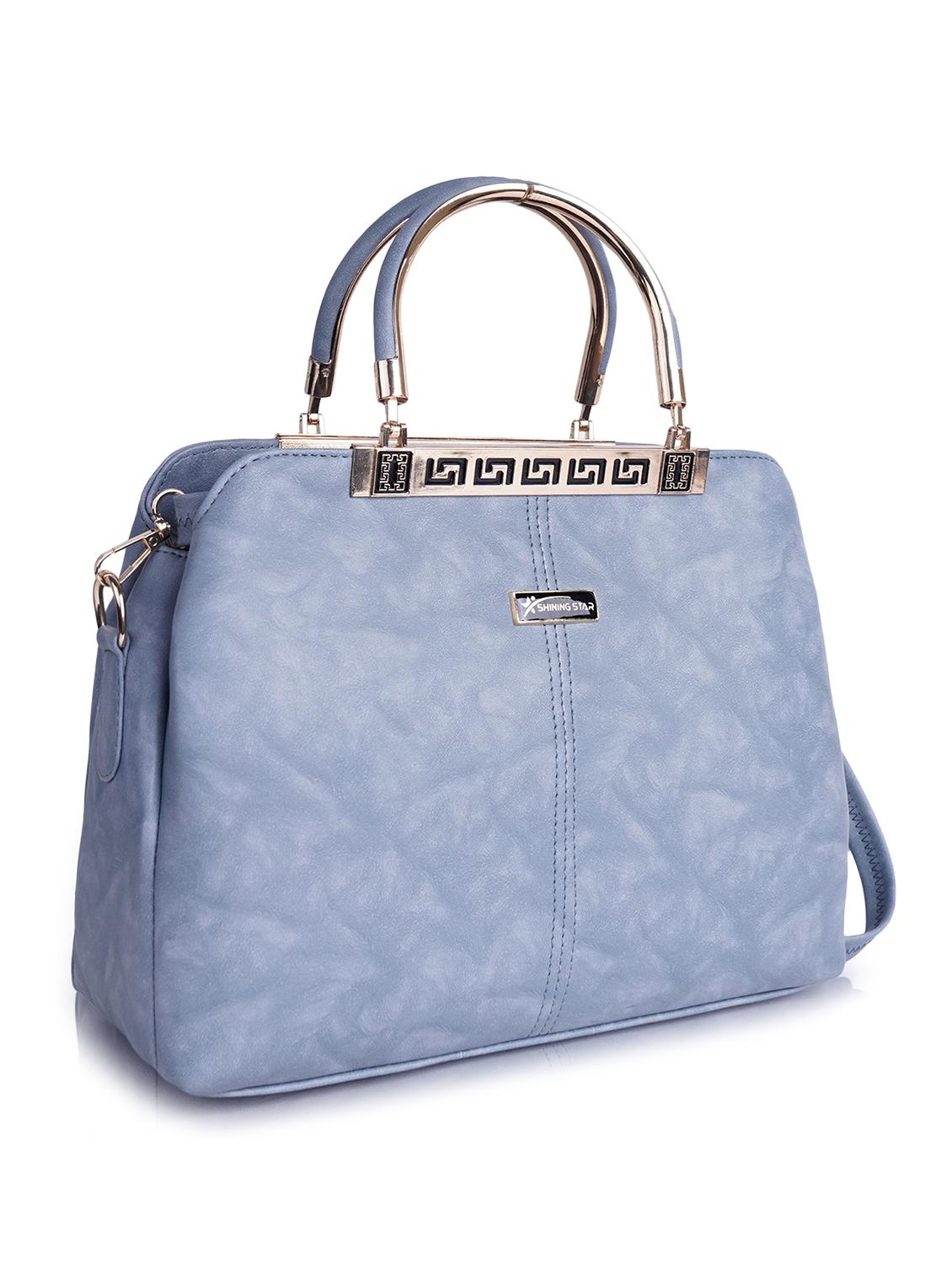 solid leatherette (pu) handbag - 21273771 -  Standard Image - 1