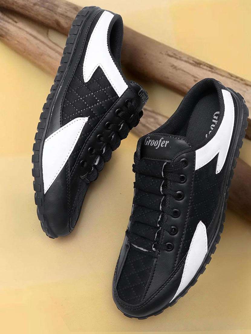 men color block sneakers