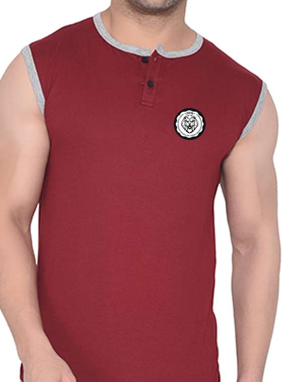 men plain sleeveless t-shirt - 21274826 - Standard Image - 4