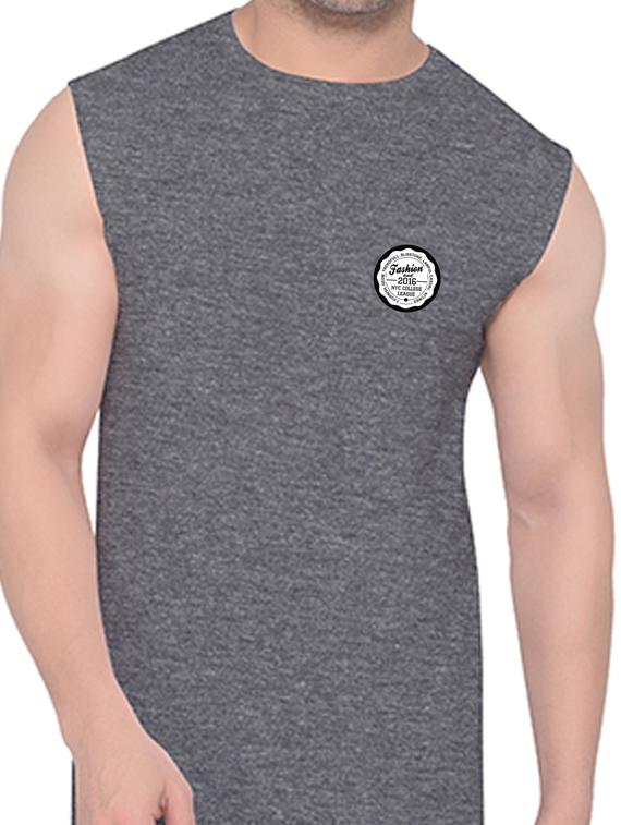 men plain sleeveless t-shirt - 21274842 - Standard Image - 4