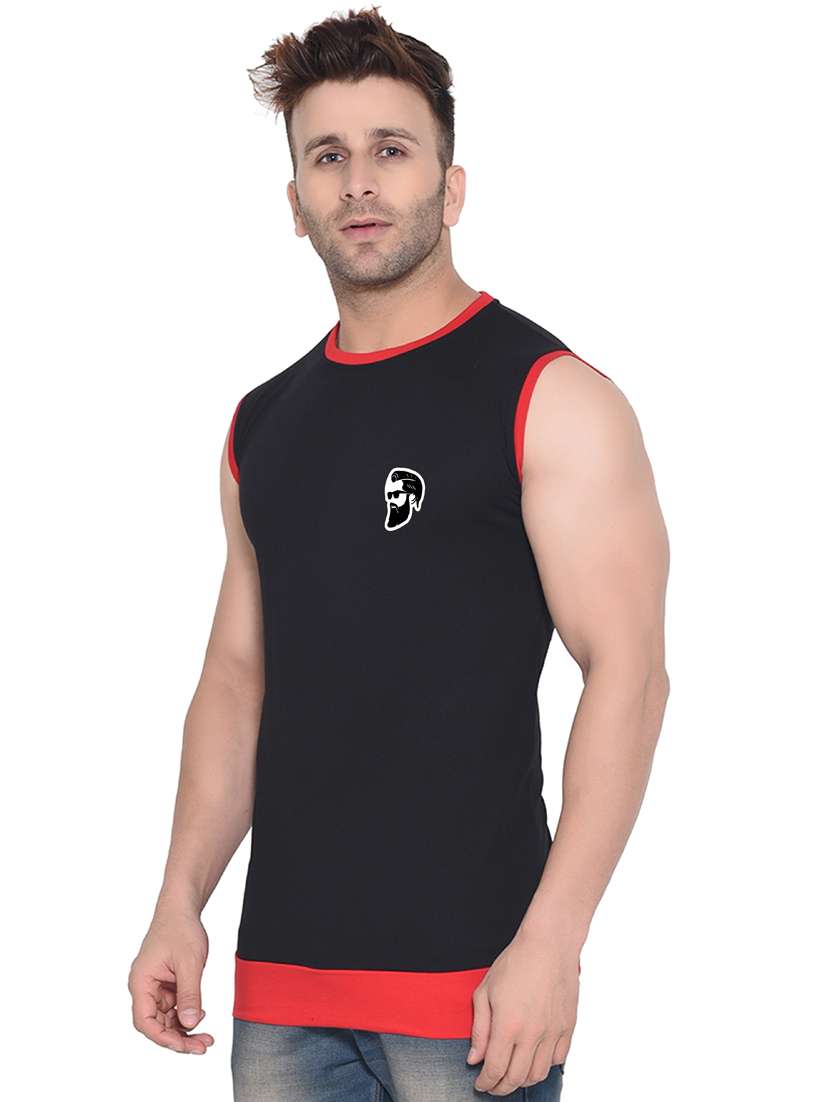 men plain sleeveless t-shirt - 21274900 -  Standard Image - 1