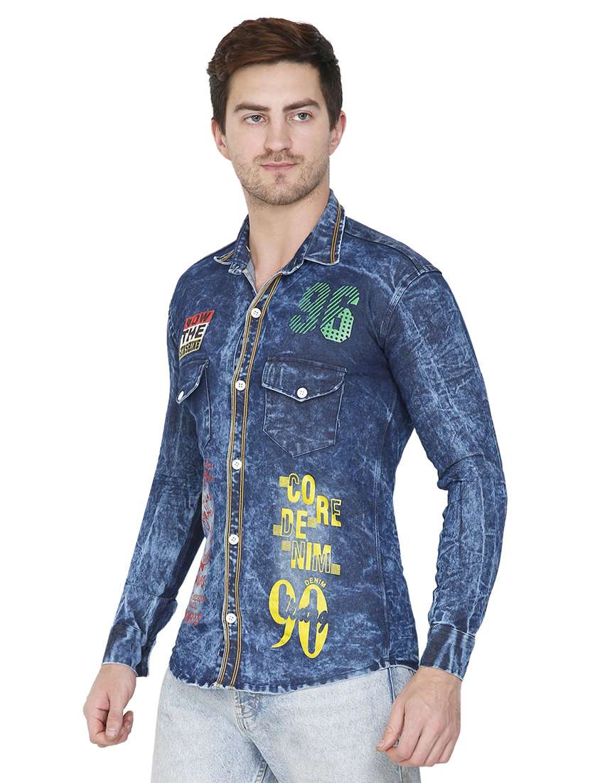 men printed casual shirt - 21275086 -  Standard Image - 1