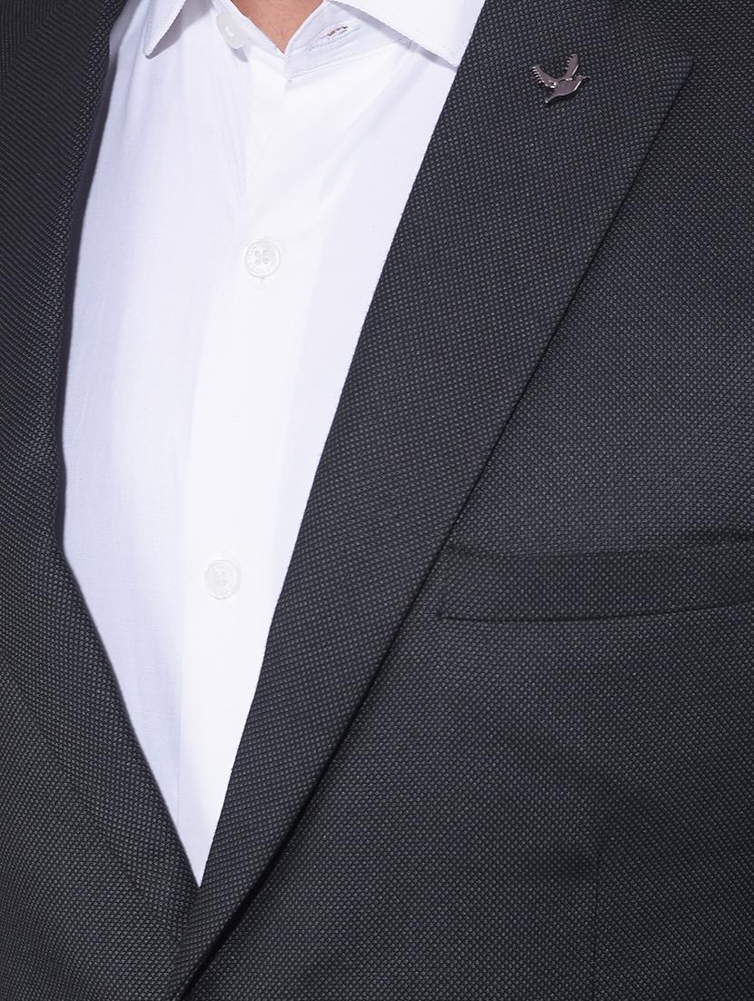 men long sleeved solid single breasted casual blazer - 21275237 - Standard Image - 4