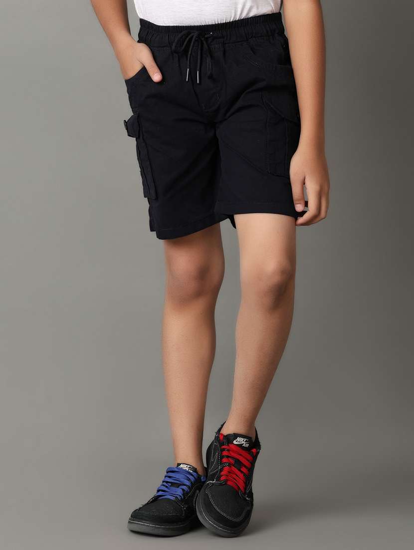 boys mid-rise solid three-fourth