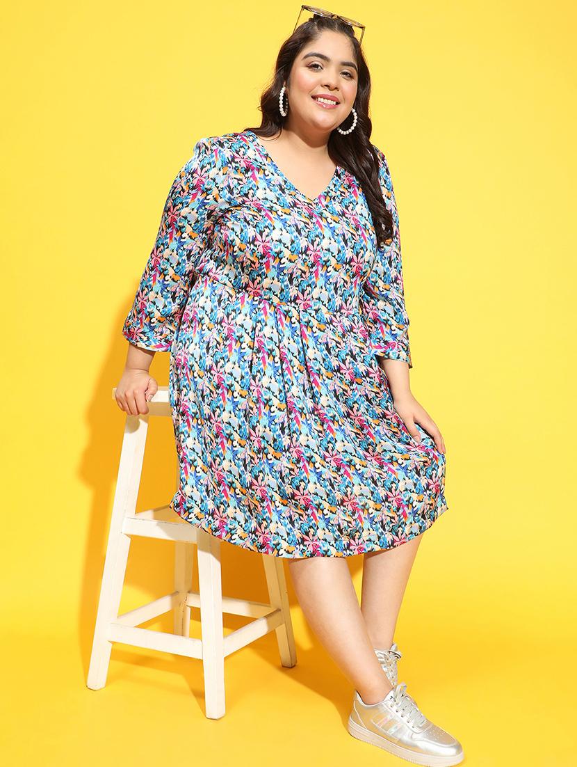 plus size women a-line dress - 21275424 -  Zoom Image - 0