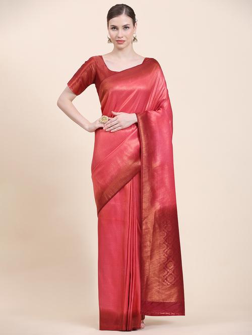 women self design banarasi saree with blouse - 21275834 -  Standard Image - 0