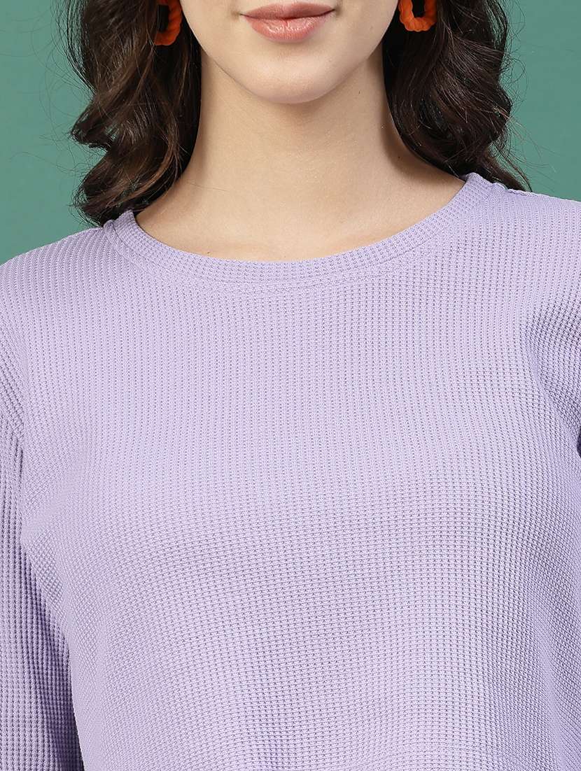 purple cotton top and trouser set coord - 21276117 -  Standard Image - 4