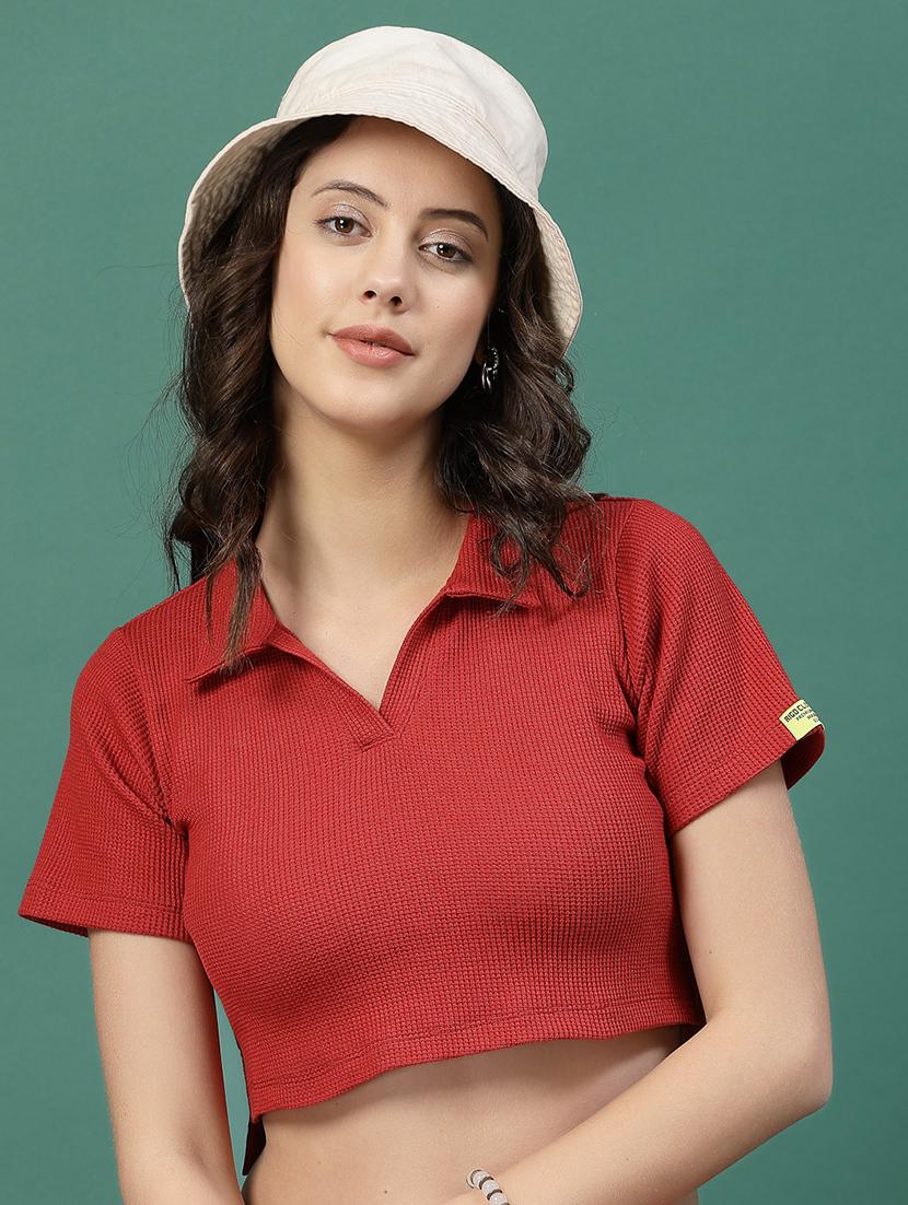 red cotton top & trouser co-ord set - 21276128 - Standard Image - 4