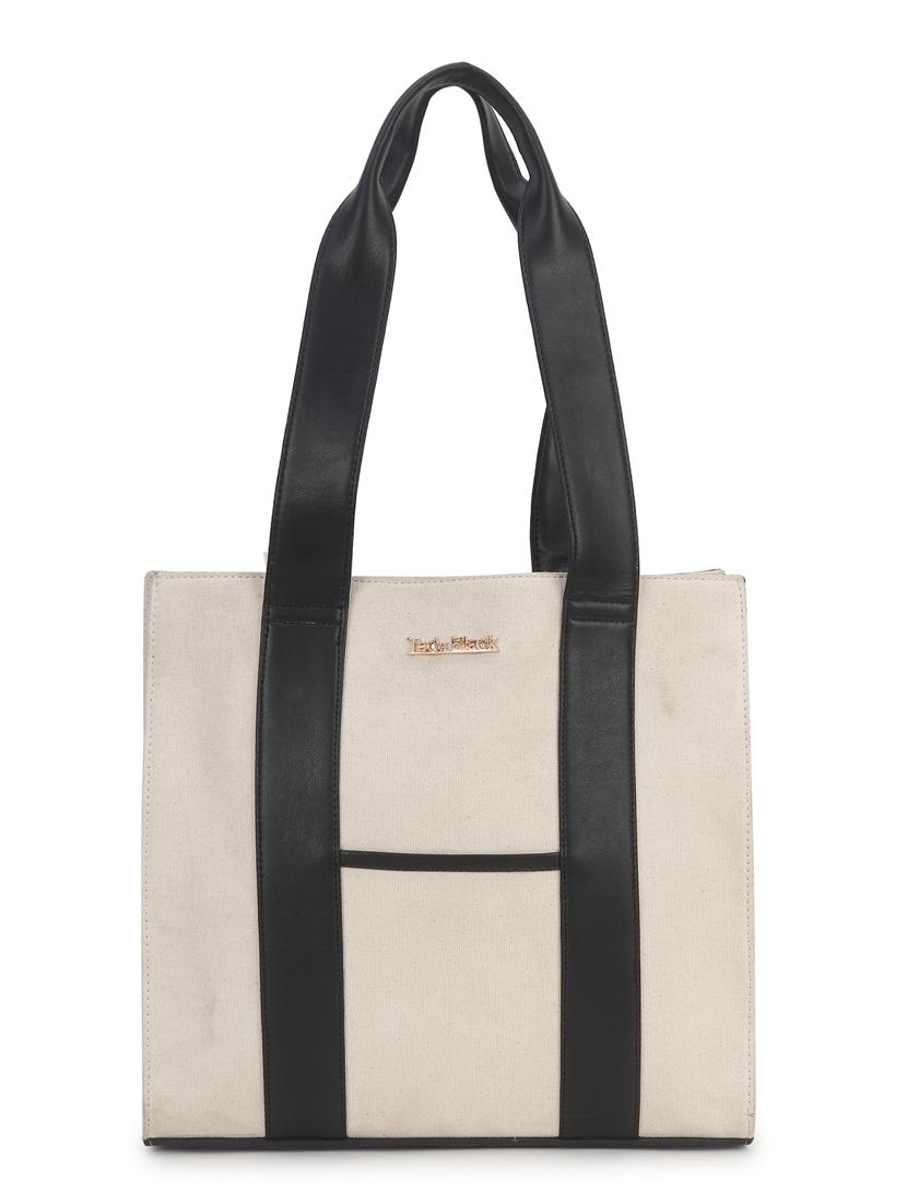 off white leatherette handbag - 21276191 -  Zoom Image - 0